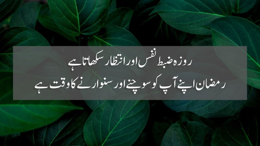 50 Ramzan Quotes In Urdu